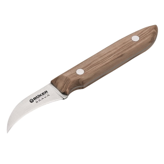 Boker Tree Brand Brava Premium Kitchen Cutlery Olive Full Tang Peeling Knife Knives