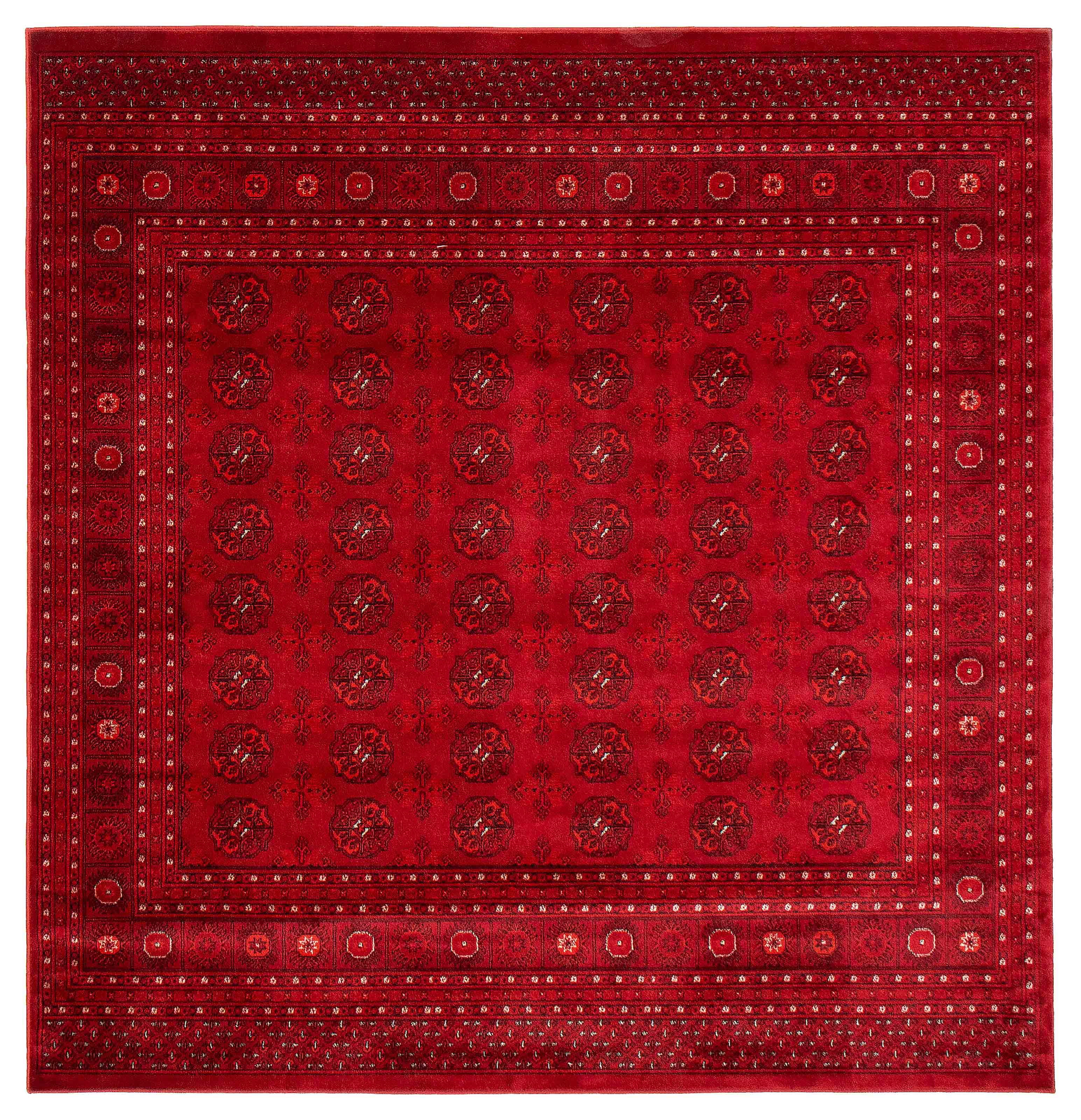 Red Polyporene Rug Bokhara Red Polypropylene Rug 6'7