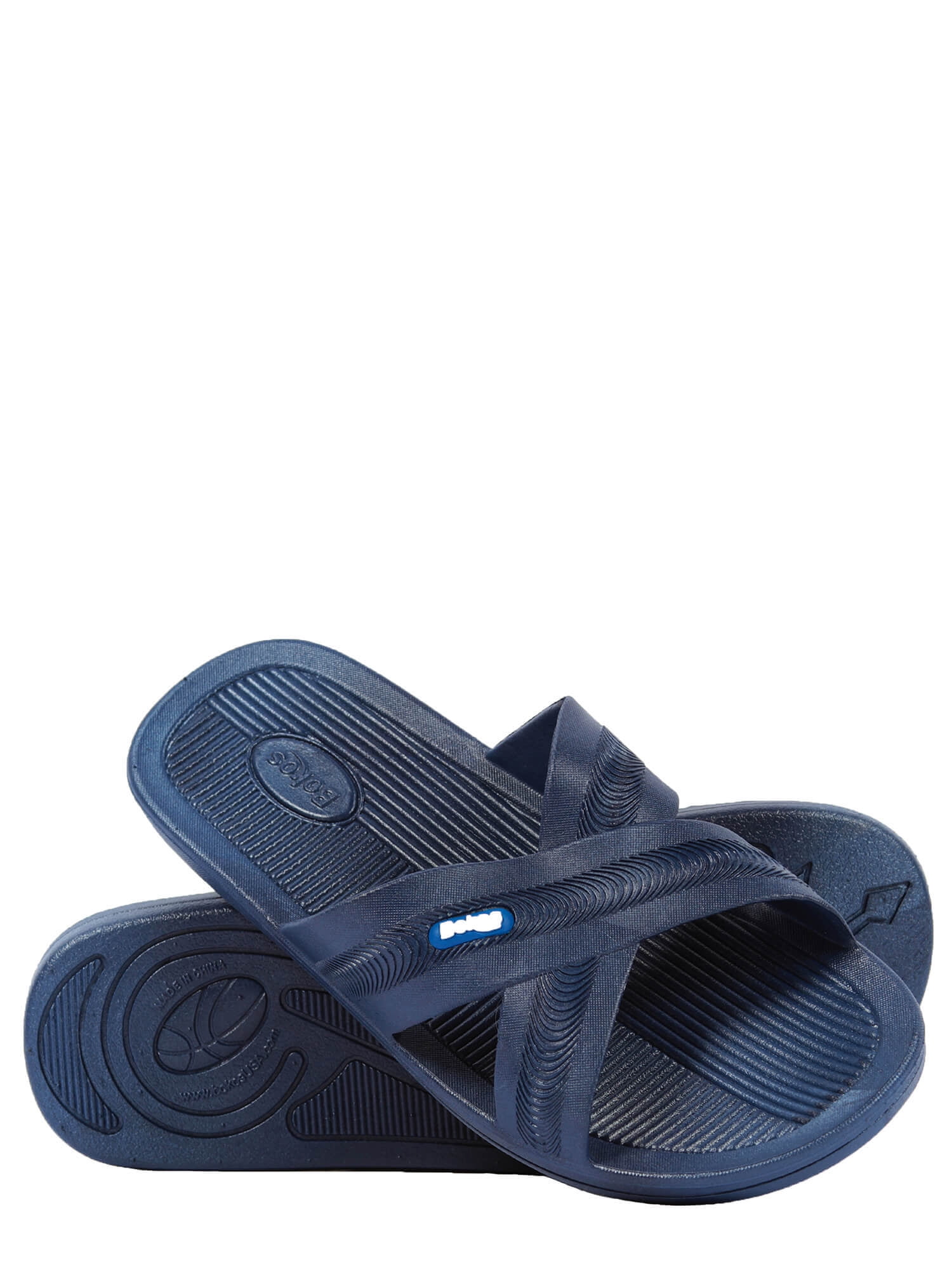 Bokos Men's Sandals/Flip Flops Stylish Comfortable Navy Blue