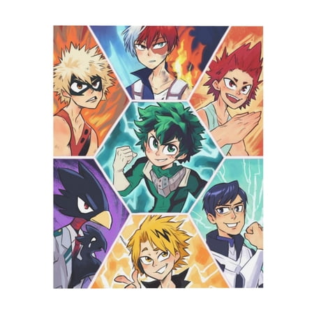 Boku no Hero Anime Canvas Decorative Poster Art Picture Painting Bedroom Painting Decor Dinner Room Living Room Posters Gift Unframe Wall Poster 8"x10"