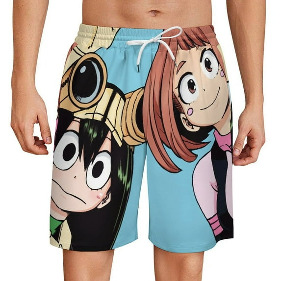 Boku My Hero Academia Mha Short Sweatpants Summer Daily Cozy Lounge Shorts 3D Printed Beach Shorts Sweatpants With Drawstring And Pockets