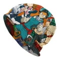 thumbnail image 1 of Boku My Hero Academia Slouchy Hat For Men Women Teen Unisex Winter Hat Elastic Knitted Beanie Hats, 1 of 8