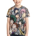 thumbnail image 1 of Boku My Hero Academia Youth Unisex T-Shirt Crewneck Short Sleeve Double-Sided Print Tee Shirts Top For Boys Girls Kid Teen X-Large, 1 of 6