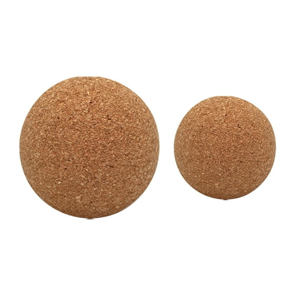 Bola de de Corcho de 2 Uds, Parte Inferior de La Espalda Portátil para Entrenamiento de Gimnasia Deportiva 6 cm 10 cm
