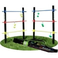 thumbnail image 1 of Bolaball Wooden Ladder Toss Game – Outdoor Ladder Ball Set for Backyard, Beach & Tailgating | Durable Wooden Frame | Soft Rubber Bolas | Carrying Case Included | Easy Assembly Family Yard Game, 1 of 8