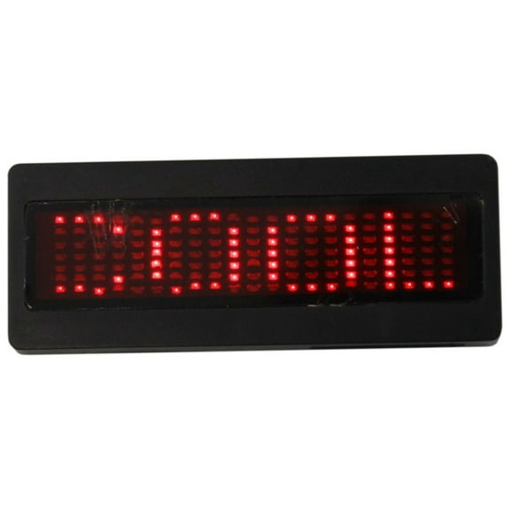 Bolan Programmable Scrolling Red LED Name Tag, Reusable Name Badge, PriceTag ID Tag office magnetic name tags, Digital Sign