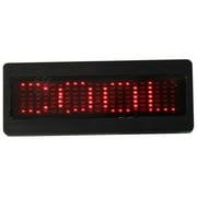 Bolan Programmable Scrolling Red LED Name Tag, Reusable Name Badge, PriceTag ID Tag office magnetic name tags, Digital Sign