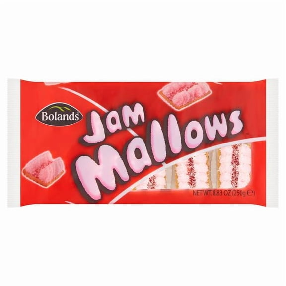 Bolands Jam Mallows 250g - Irish Biscuits