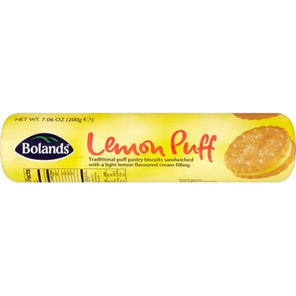 Bolands of Ireland Lemon Puffs  200g (7oz) IRISH COOKIES BISCUITS FROM IRELAND