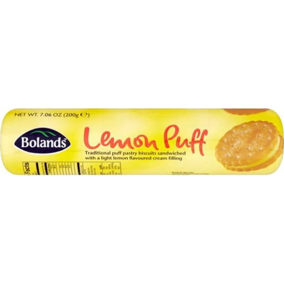 Bolands of Ireland Lemon Puffs – 200g (7oz) IRISH COOKIES BISCUITS FROM IRELAND