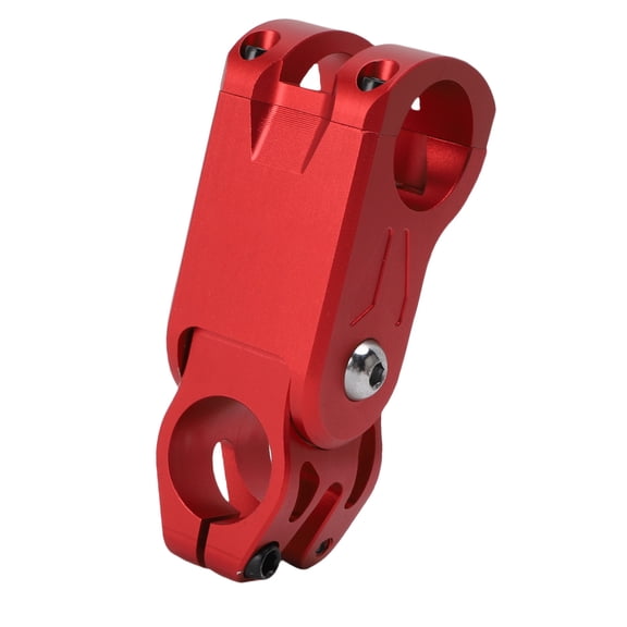 Bolany Aluminum Alloy Bike Stem, 31.8mm Handlebar Stem, Shock Absorbing Bicycle Stem for Mountain Bike, Road Bike (Red)