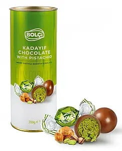 Bolci Kadayif Chocolate with Pistachio in Canister 200g