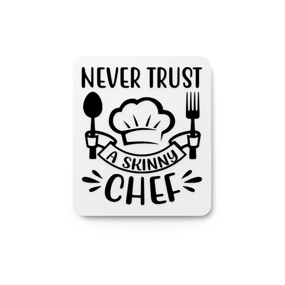 Bold 3D Printed A Skinny Chef Sign Wall Art  Durable PLA Sign For Restaurants