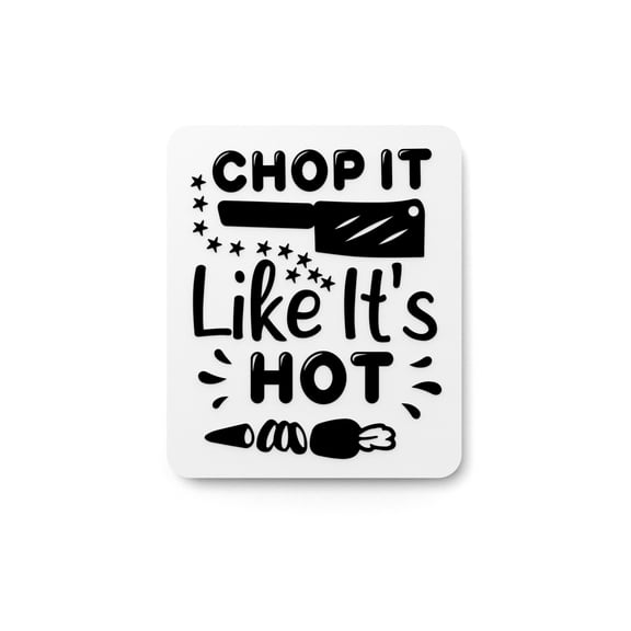 Bold 3D Printed Chop Its Hot Sign Wall Art Durable PLA Sign for Restaurants