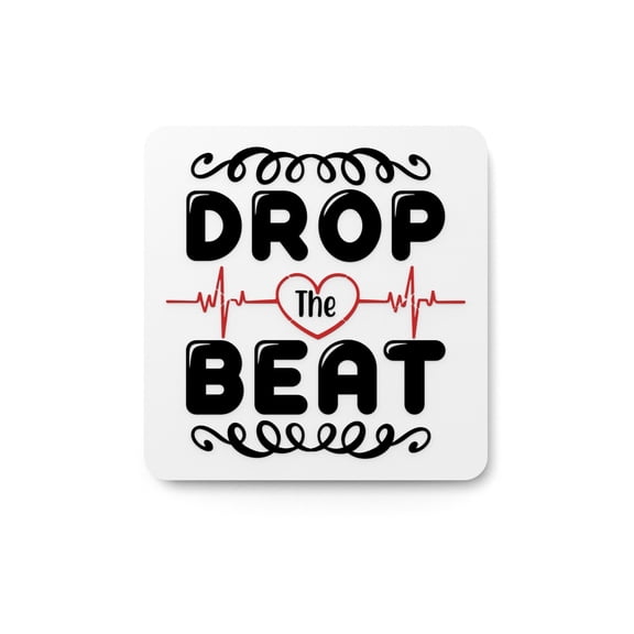 Bold 3D Printed Drop The Beat Sign Wall Art – Durable PLA Sign For Restaurants