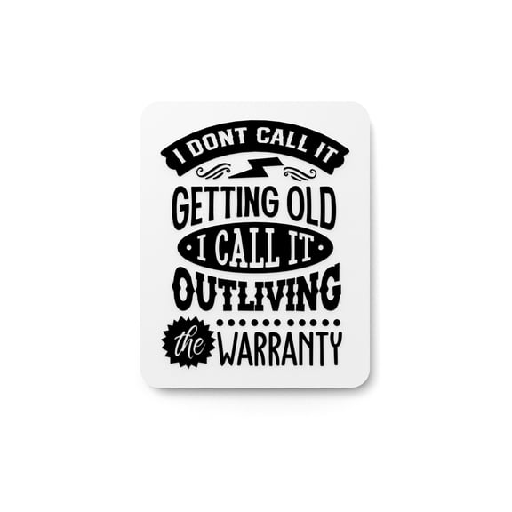 Bold 3D Printed Getting Old Sign Wall Art  Durable PLA Sign for Gym, Office