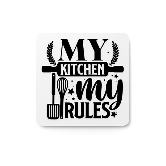 Bold 3D Printed My Kitchen Sign Wall Art  Durable PLA Sign for Restaurants