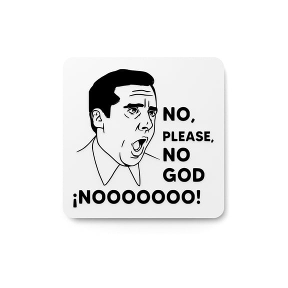 No, Please, No God! Nooo | Funny Sign for Home or Office