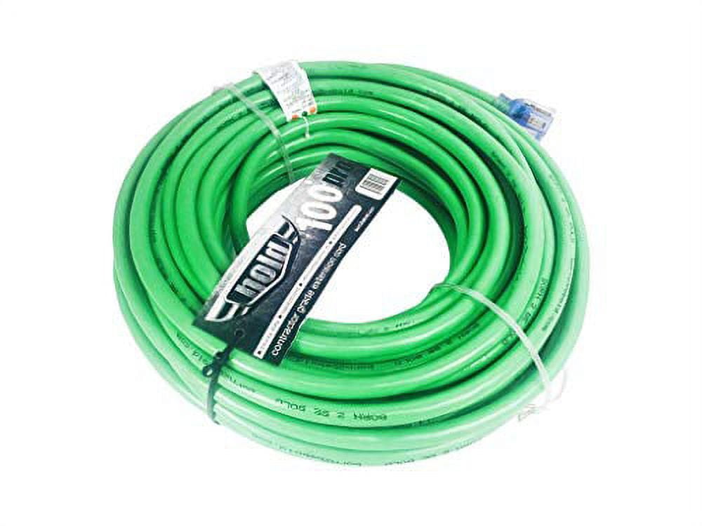 Bold 50020 Contractor Grade 10 Gauge Extension Cord 100 Green