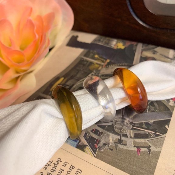 Bold Acrylic Dome Ring