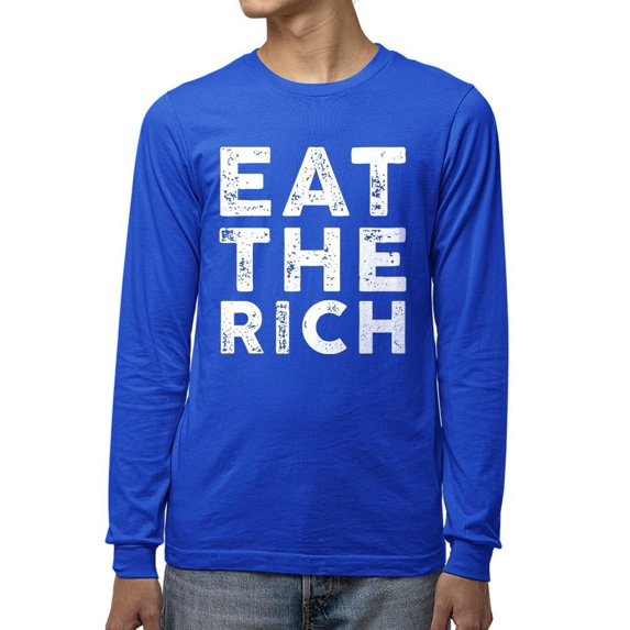 Bold Anti-Elite Graphic Tee Long Sleeve Men's