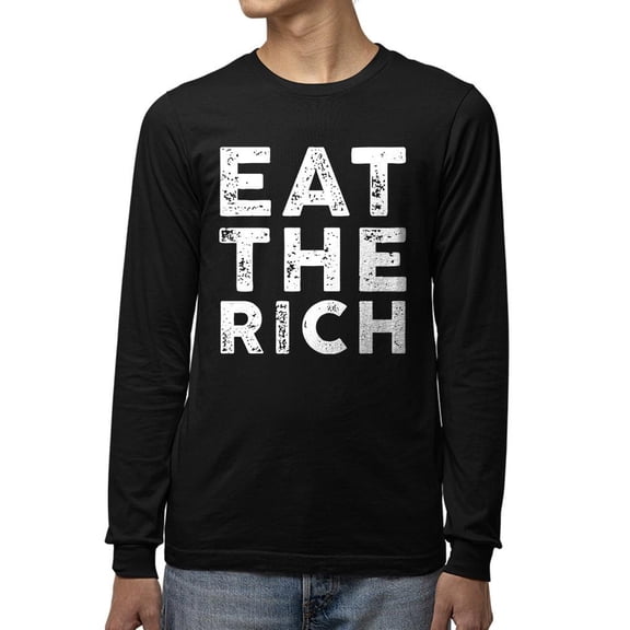 Bold Anti-Elite Graphic Tee Long Sleeve Men's
