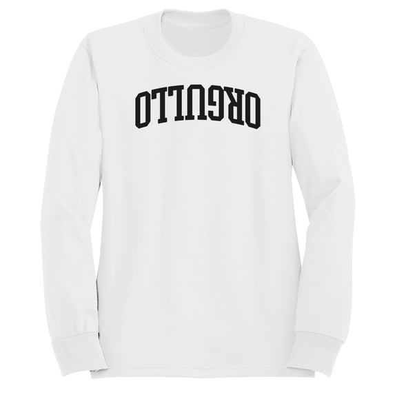 Bold Arched Text Design Women's White Sweatshirt - Walmart.com