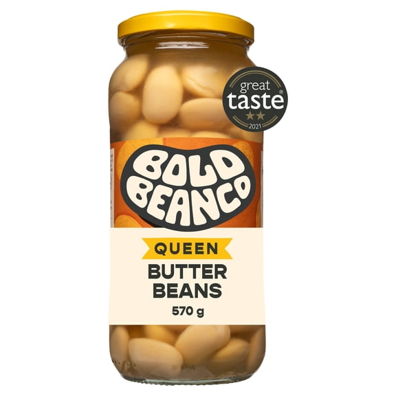 Bold Bean Co Queen Butter Beans 570g, Imported from Britain