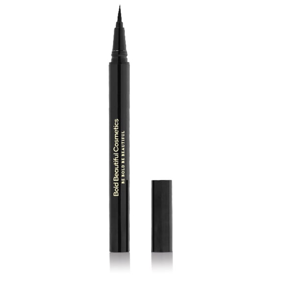 Bold Beautiful Cosmetics Waterproof Matte Liquid Eyeliner Pen, Black, 0.5 fl oz