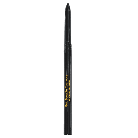 Bold Beautiful Cosmetics Waterproof Retractable Matte Gel Eyeliner Pencil, Black, 1 Count