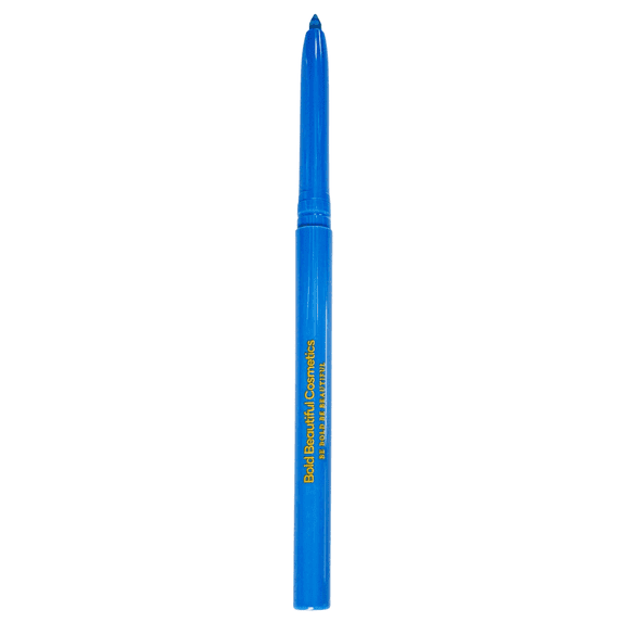 Bold Beautiful Cosmetics Waterproof Matte Gel Eyeliner Pencil, Blue, 1 Count
