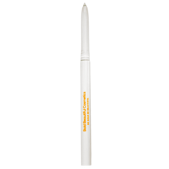 Bold Beautiful Cosmetics Waterproof Matte Gel Eyeliner Pencil, White, 1 Count