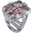 thumbnail image 1 of Bold & Beautiful Ladies Cocktail Bling Iced CZ Ring RL192, 1 of 1