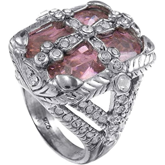 Bold & Beautiful Ladies Cocktail Bling Iced CZ Ring RL192