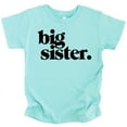 thumbnail image 1 of Bold Big Sister Colorful Sibling Reveal Announcement T-Shirt for Baby and Toddler Girls Sibling Outfits Chill Shirt 3T, 1 of 2