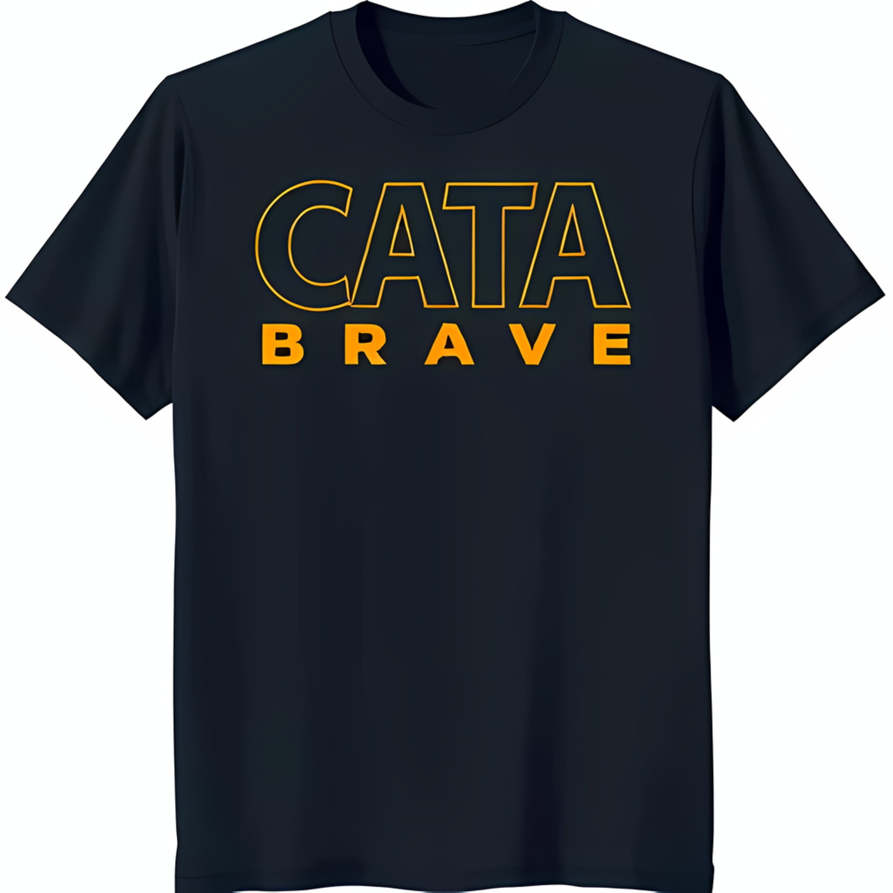 New bold cat graphic tee black s/m main image 0