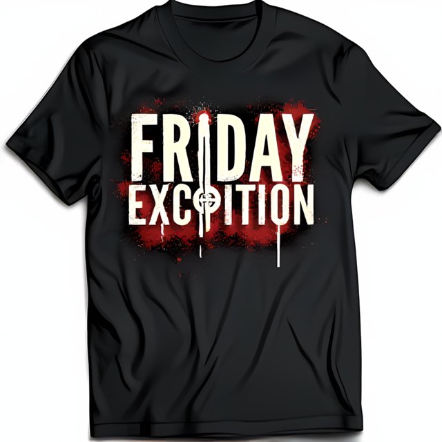 Bold Black TShirt with Eye Catching Graphic Design for Everyday Style