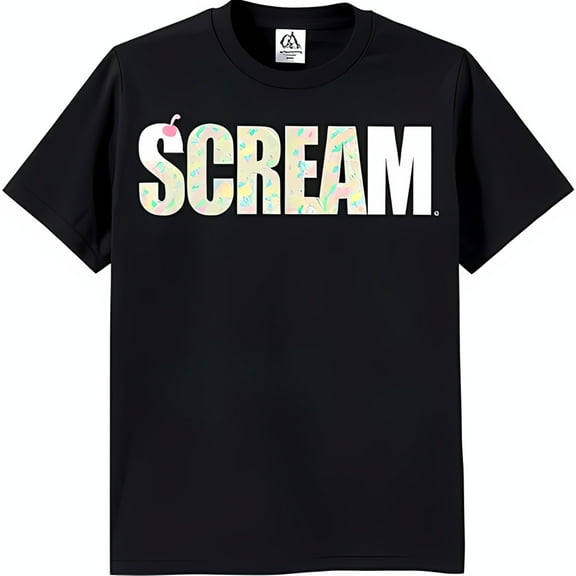 Bold Black T-Shirt with Graphic Casual Neck Style