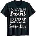 thumbnail image 1 of Bold Black T-Shirt with Humorous Mother in Law Graphic, 1 of 5