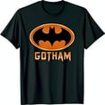 thumbnail image 1 of Bold Black T-Shirt with Iconic Symbol & GOTHAM Graphic, 1 of 5