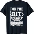 thumbnail image 1 of Bold Black T-Shirt with and Wings Graphic 'For The RIT' Design, 1 of 5