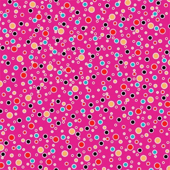 Bold Blooms Dots P-1/4 yd