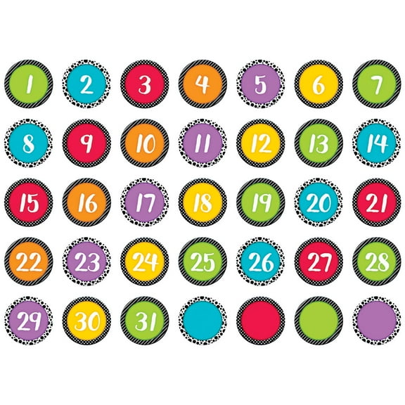 Bold & Bright Calendar Days by Creative Teaching Press