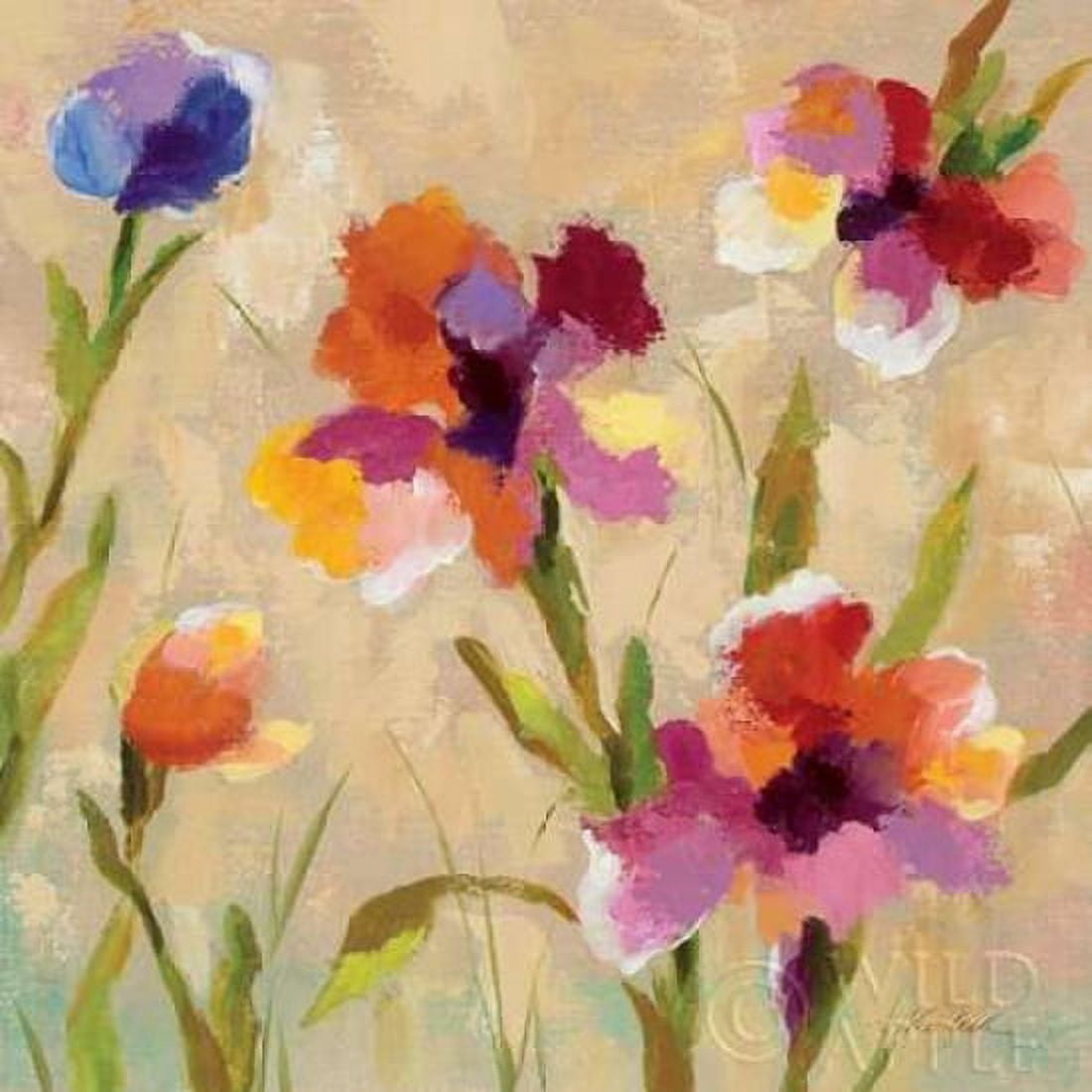 Bold Bright Flowers III Canvas Art - Silvia Vassileva (24 x 24)