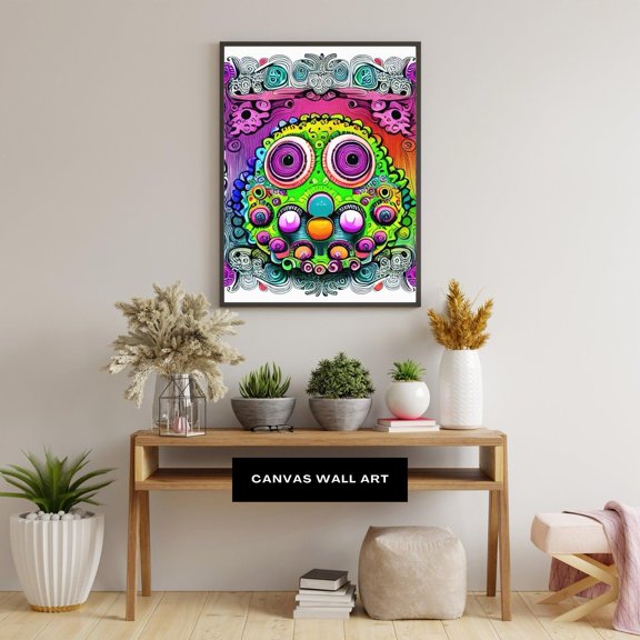 Bold Brushstrokes and Beasts- Canvas Wall Art