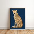 Maxima Bold Bold Cheetah Wall Art Print, Maximalist Preppy Glam Bedroom Decor ...