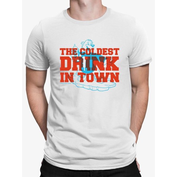 Bold Chill ICEE Bear - 'Coldest Drink In Town' Graphic Men's T-shirt