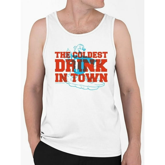 Bold Chill ICEE Bear - 'Coldest Drink In Town' Graphic Men's Tank Top