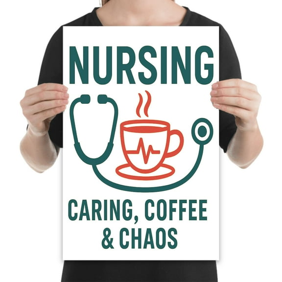 Funny Nurse Humor Art - Nurse Office Decor - 13x19 Poster Print - Wall Art