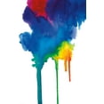 thumbnail image 1 of Bold Color - Rainbow Watercolor Wall Poster, 14.725" x 22.375", 1 of 3